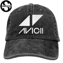 SAMCUSTOM Avicii 3D творческая личность из стираного денима Шапки осень лето Для мужчин Для женщин Гольф для загара Хоккей шапки