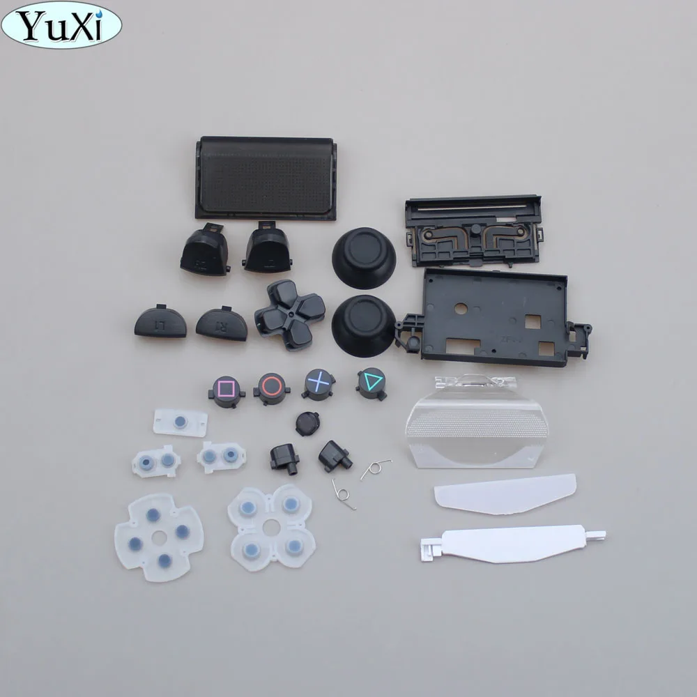 

JDM-040 Model for PS4 PRO L1 R1 L2 R2 Trigger Button 3D Analog Joystick Cap Replacement for Playstation 4 pro Controller