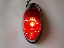 VERMELHO Da Cauda Da Motocicleta Luz para Sombra V-Estrela Vulcan Suzuki Cruiser Chopper Personalizado