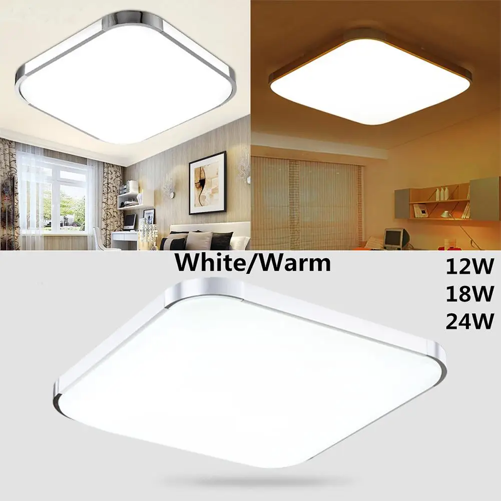 

12/18/24W Bathroom Living Room Modern 5730 LED Square Ceiling Down Light Lamp