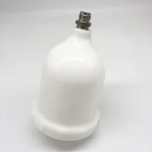 DEWABISS 600 мл распылитель краски горшок M16* 1,5 для Китая TT/GFG/GTI пистолет POM горшок Аэрограф безвоздушная чашка-заварник пневматический инструмент Аксессуары