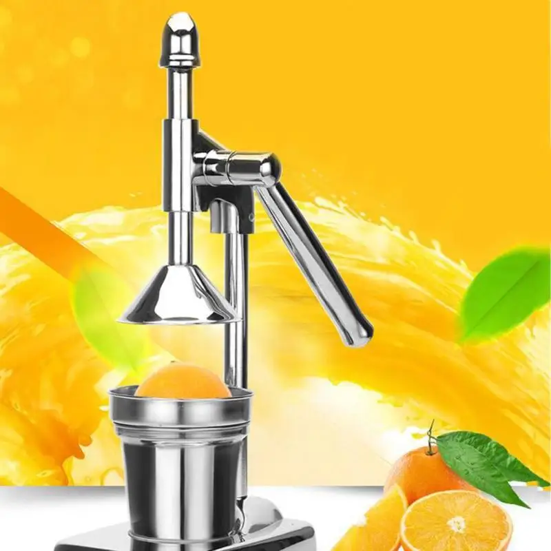 Высокое качество нержавеющая сталь соковыжималка для фруктов оранжевый лимон ручной соковыжималка без Мощность mute кухня пособия по
