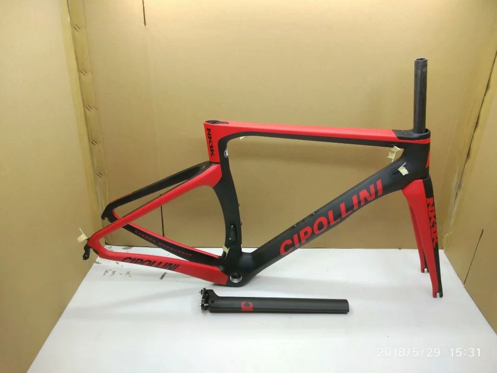 

2018 NEW Cipollini NK1K RB1K T1100 3k 1k top bike carbon road frame racing bicycle carbon frameset made in taiwan can DPD ship