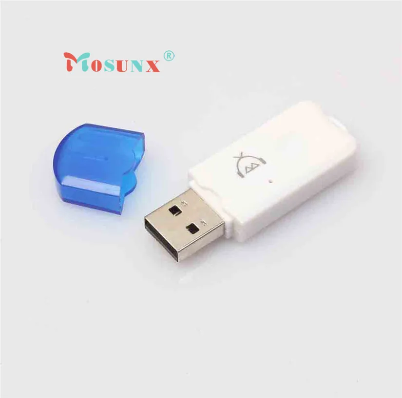 Ecosin2 USB Bluetooth стерео аудио Музыка беспроводной приемник адаптер для автомобиля домашний динамик Bluetooth адаптер april20