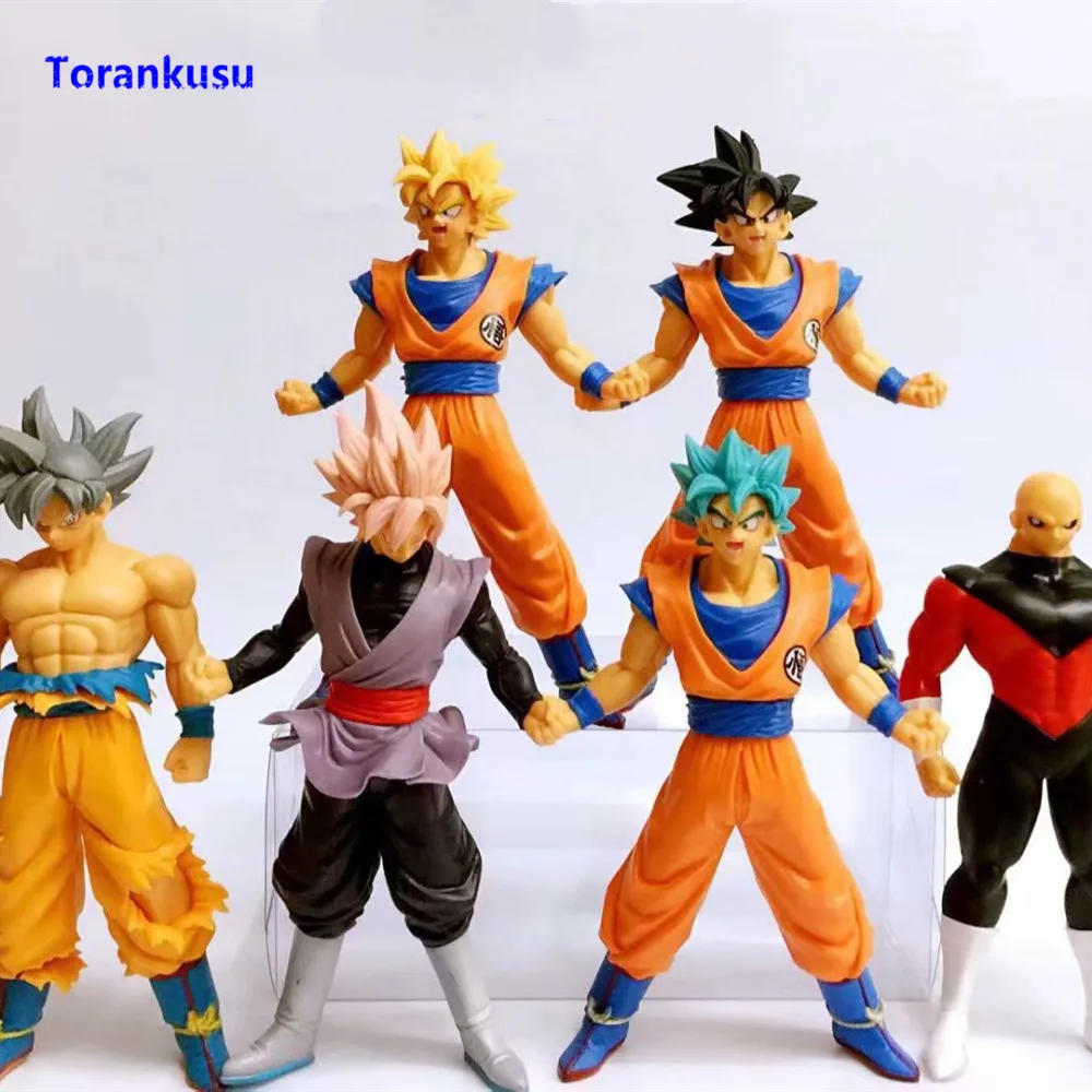 Dragon Ball Super Son Goku Ultra Instinct Super Saiyan God SS Gokou Black Jiren Figurine PVC Man Gift For Birthday Model Doll XP