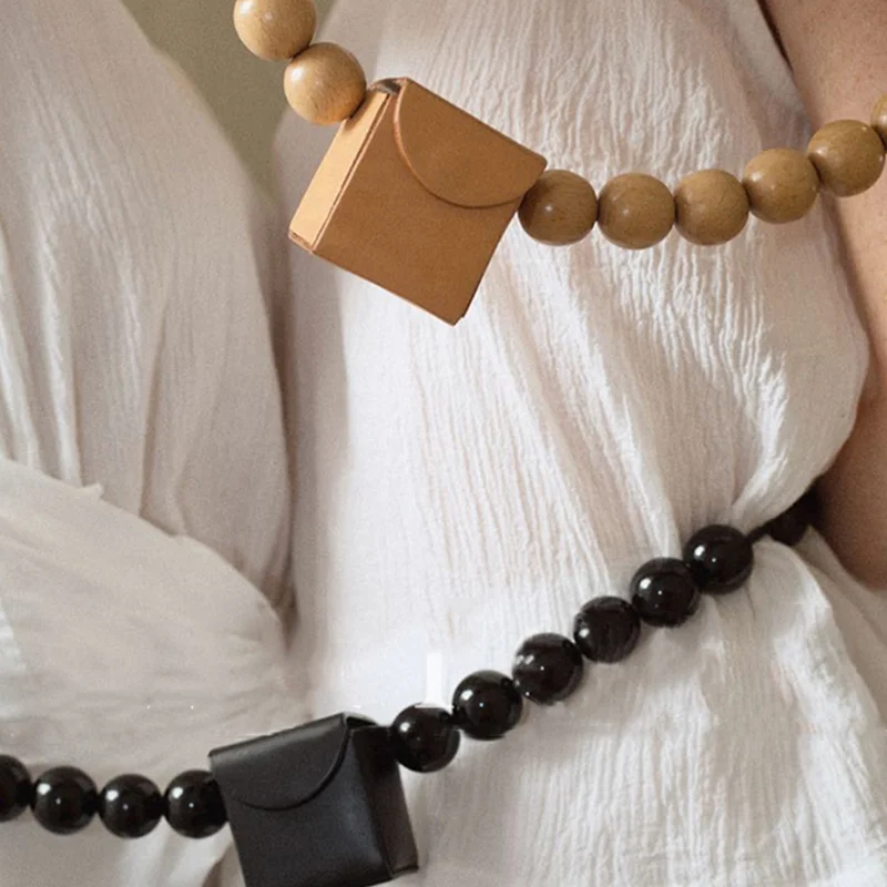 Mini Wooden Beads Chains Women Messenger Bags Small Bamboo Beading Women Crossbody Bag Box Phone Bags Females Shoulder Bag 2018 Mini Wooden Beads Chains Women Messenger Bags Small Bamboo Beading Women Crossbody Bag Box Phone Bags Females Shoulder Bag 2018
