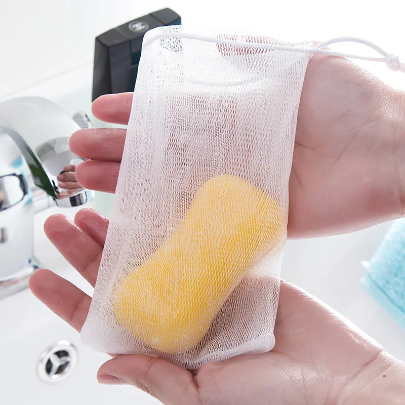 20 штук висит нейлоновая сумка мыла мыло сетка для изготовления ювелирных изделий пакет из пузырчатой пленки для мыльных пузырей Ванная комната чистящие перчатки сетчатый мешок Ванная комната для очистки