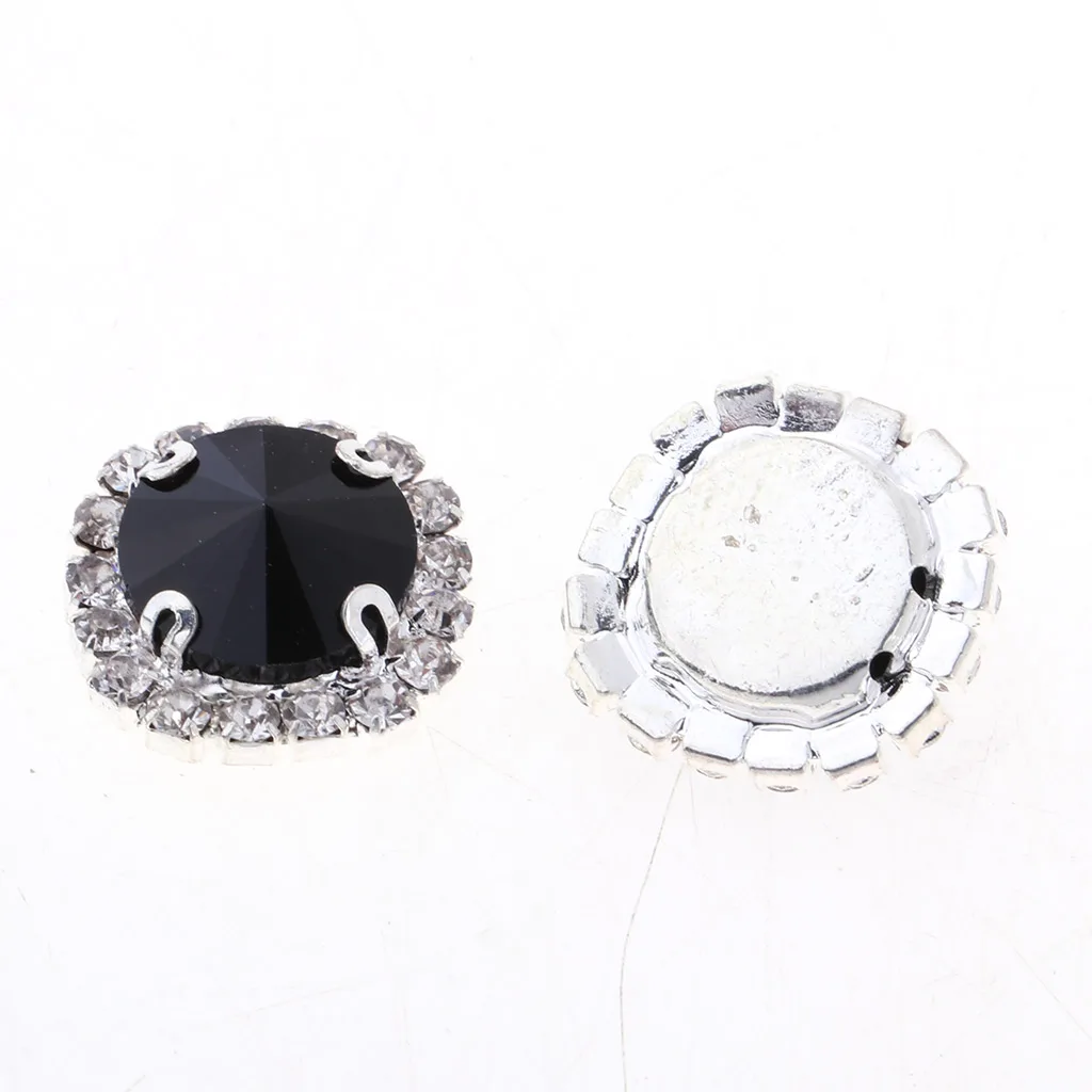20Pcs Glass Rhinestone Sewing On Clothes Wedding Dress DIY Fashion Rhinestone Decoration Sticker Sewing Accessories