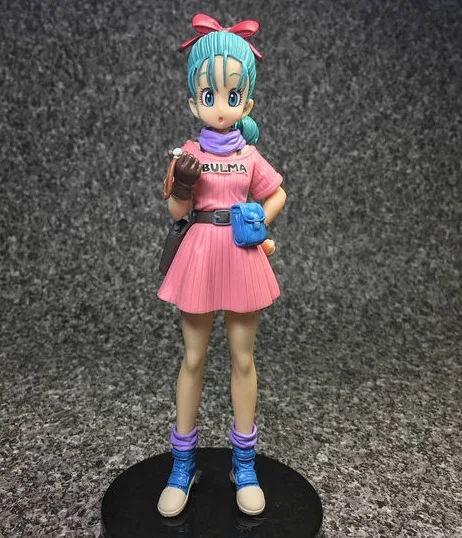 

Anime Dragon Ball Bulma Scultures Colosseum BIG Vol.5 Bulma PVC Action Figure Model Toys Doll 17cm