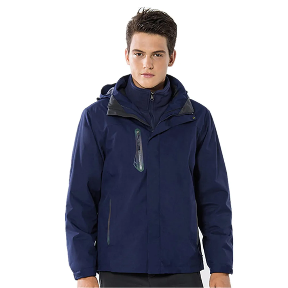 Jackets Men Triple Waterproof Breathable Mountaineering Women Warm