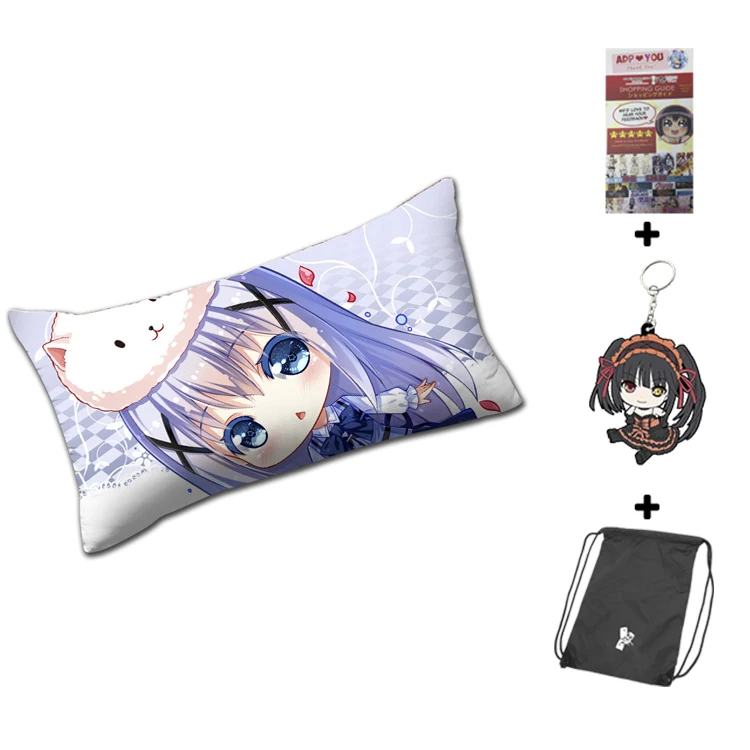 Hobby Express Chino Kafuu-это заказ кролик Аниме Dakimakura Прямоугольная подушка Обложка H0299 |