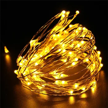 

DIY2/3/5/10M USB LED Copper Wire String Waterproof holiday Light Christmas garland Decoration Fairy Light Strip Lamp Xmas Party