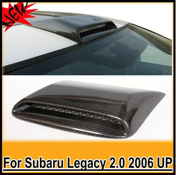 Free Shipping Carbon Fiber Hood Scoop Auto Car Engine Roof Hood Vent