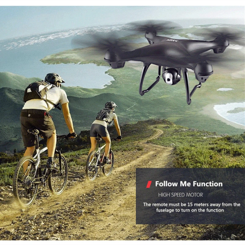 SJRC S70W Дрон с GPS поддержкой Wi Fi FPV 1080 P Gimbal Камера бесщеточный Quadcopter Drone Follow Me (следуй