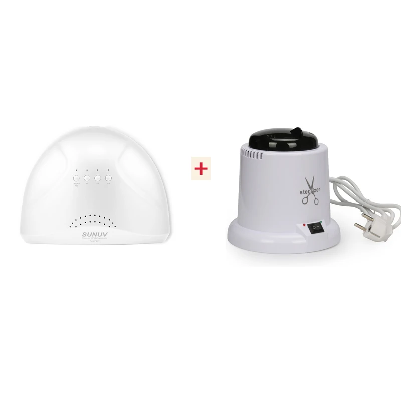 

SUNone 48W/24W Sensor Nail Dryer LED UV Lamp Gel Nail Polish Dryer With Nail Sterilizer &Disinfection Box