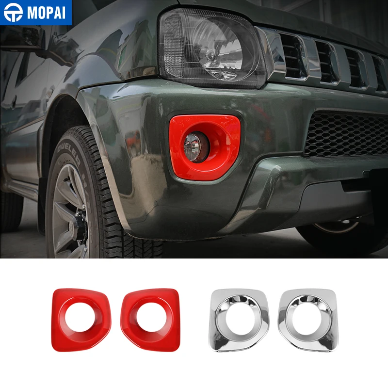 

MOPAI Chromium Styling for Suzuki jimny 2012 Up ABS Car Front Fog Light Lamp Decoration Cover for Suzuki jimny Accessories