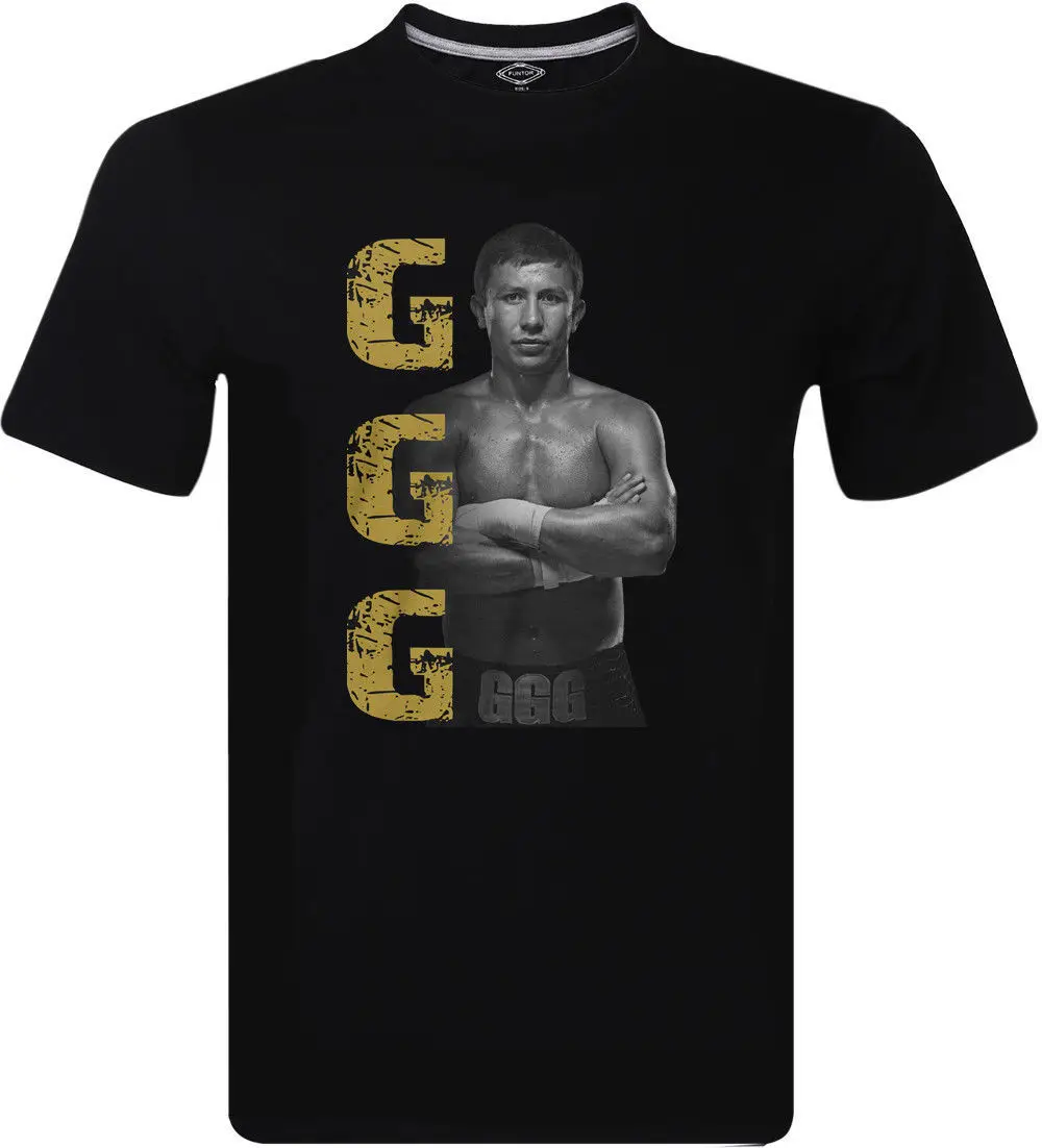 GGG Gennady Gennadyevich Golovkin тройной G Мужская футболка с коротким рукавом 234XL V223 крутая