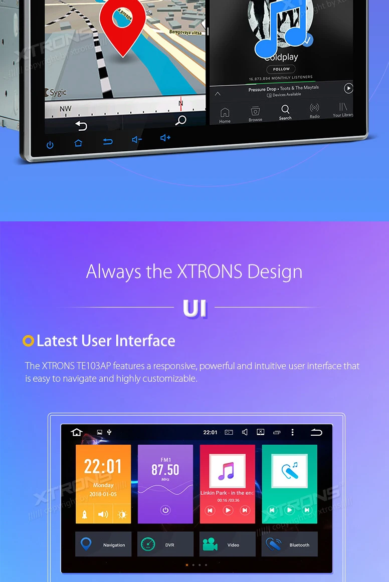 Cheap 10.1" Octa-Core Android 8.0 OS 2 Din Car DVD Multimedia Two Din Car Navigation GPS Double Din Car Radio with 4GB RAM 32GB ROM 7