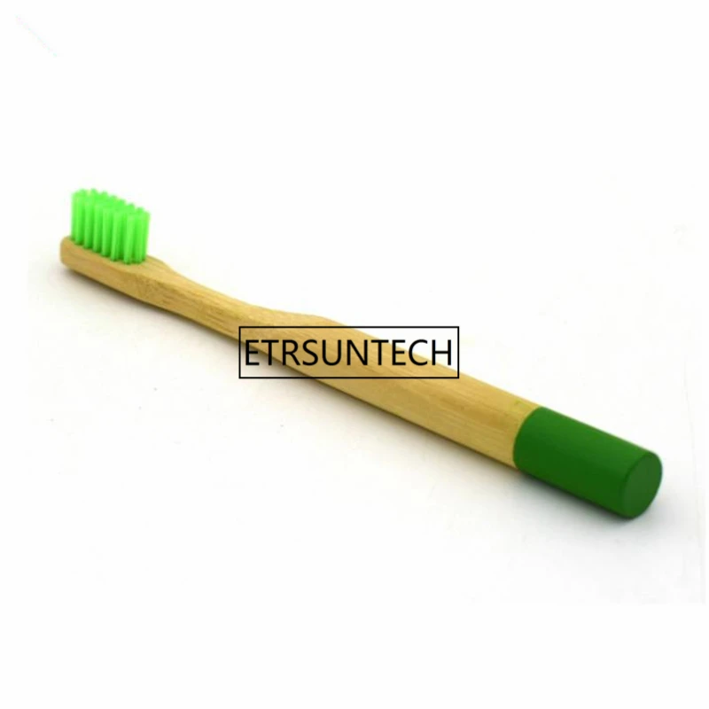 Escova de Dentes Escova de Dentes de Cerdas Cores Bambu Cerdas Macias Criança Anti Bacterianas F1427 6 Eco de 6 Beleza e saúde