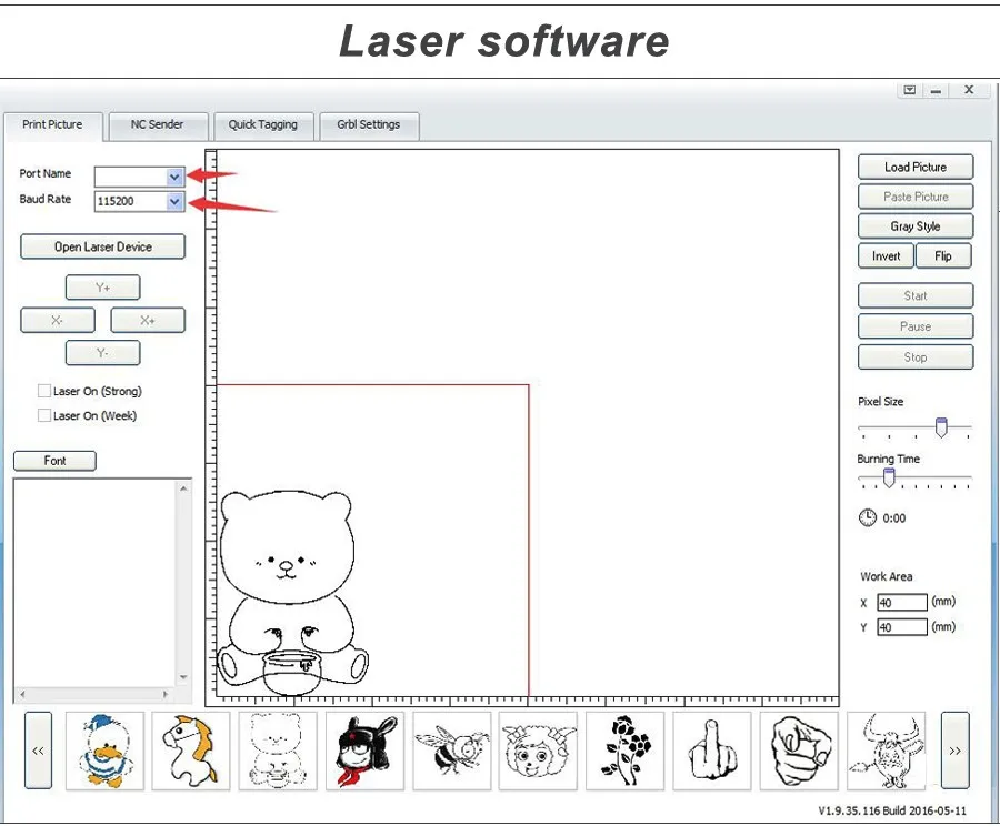 do cnc, gravação a laser, pcb máquina