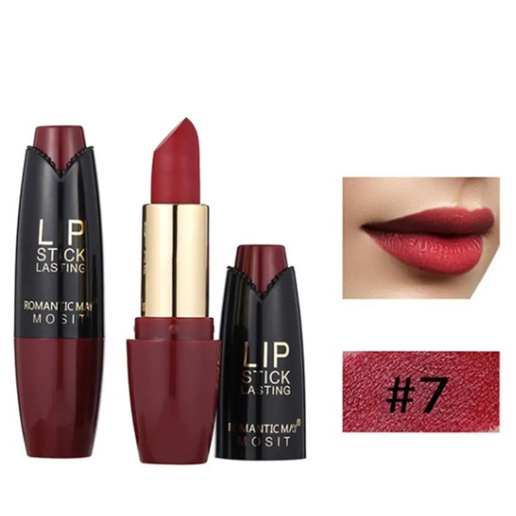 

Matte Skin No Types Geometric Cosmetics Unisex Long All Lips Kit Lasting Makeup Moisturizing Lipstick Color Fade tick 3 Years