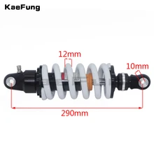 290 мм задние рессоры 1000LBS Регулируемый амортизирующий поглотитель Подвеска для Kayo Apollo Bosuer Xmotos KLX110 CRF50/70 кроссовые мотоциклы