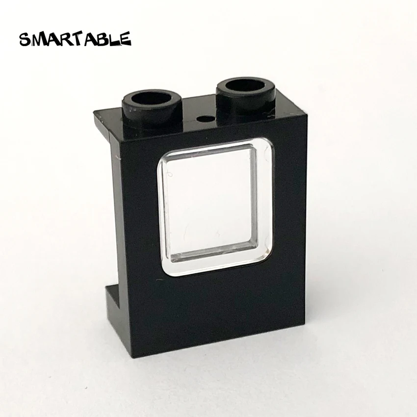 

Smartable Window Frame 1x2x2 With Glass Parts Building Blocks DIY Toys For Kids Compatible All Brands 4862+60032 City 40pcs/lot