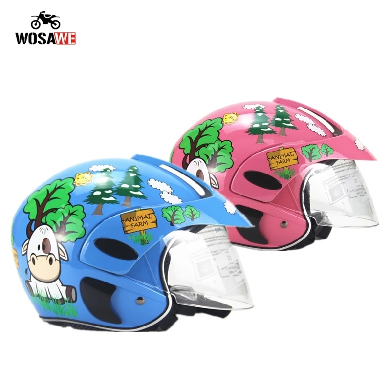 

WOSAWE Child Safety Helmet Bike Bicycle Cycling Animals Children Helmet EPS Sport Safety Hat ABS Helmet 2-8 years Boys and Girls
