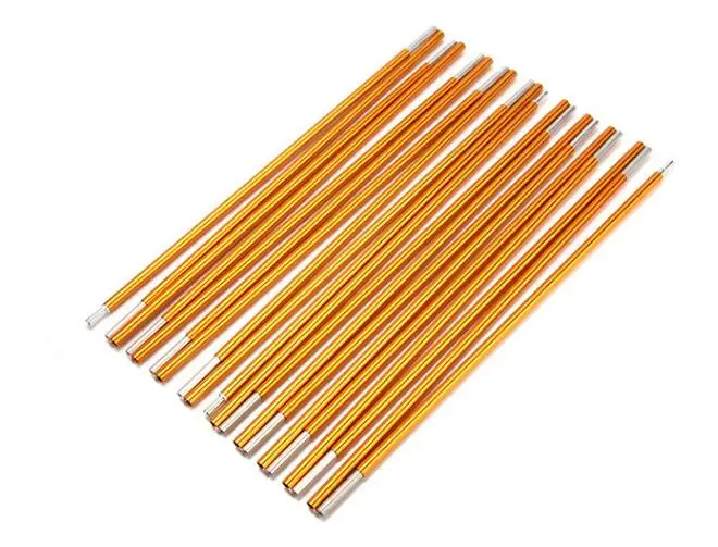 Outdoor Tent Rod Alloy 1piece 8.5/9.5/11mm 3.6m/4m/4.4m