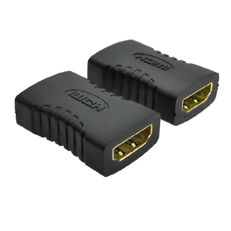 Larryjoe 5 шт. высококачественный черный HDMI разъем Мама удлинитель кабель адаптер с