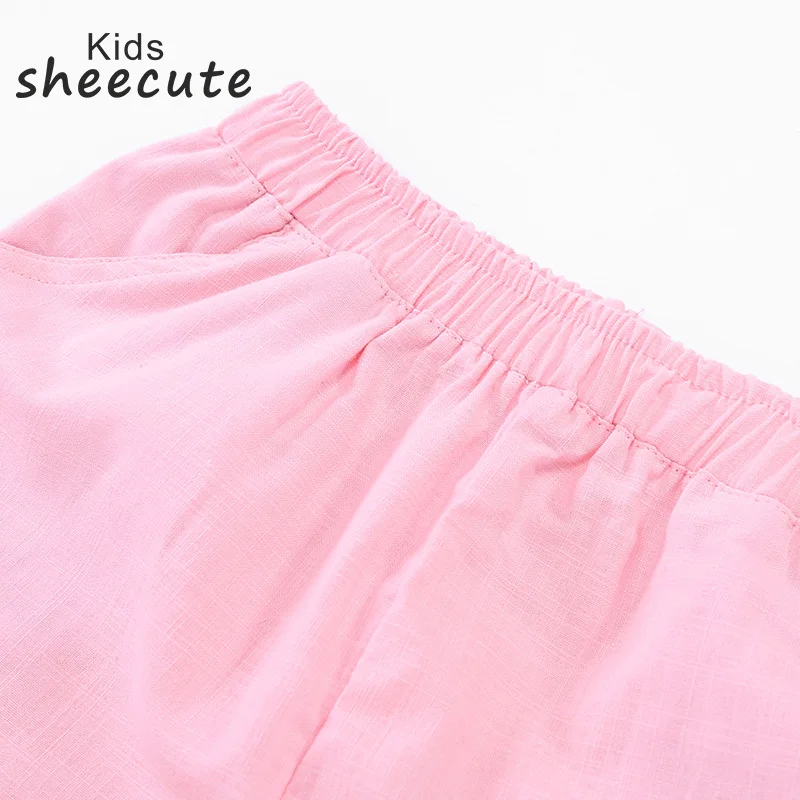 SheeCute/детская одежда; Новое поступление; шорты для девочек; летние хлопковые шорты ярких цветов для девочек; SC2376