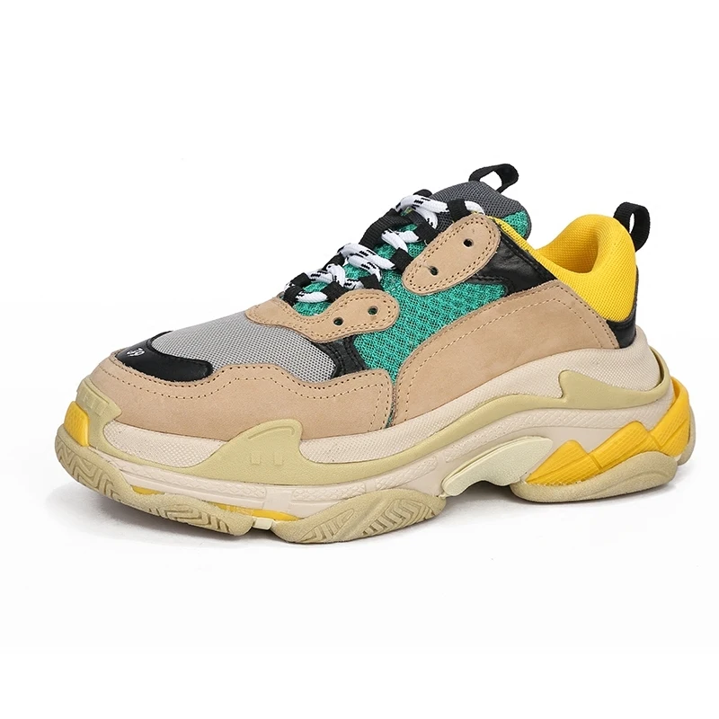 

NEW 2019 Sneakers Women Spell Color Platform Shoes Breathable Walking Shoe Laces Casual Shoes Large Size Shoes zapatos de mujer