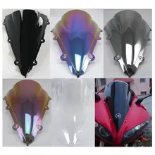 Мотоцикл Экран Стекло ветер Экран дефлекторы для ветрового стекла для 2004 2005 2006 04 05 06 Yamaha YZF 1000 R1 YZF-R1 черный, белый цвет