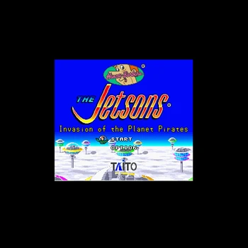 

Jetsons, The - Invasion of the Planet Pirates 16 bit Big Gray Game Card For NTSC Game Player Drop Shipping