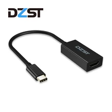 DZLST USB C к HDMI адаптер 4 K 60Hz Тип C 3,1 к HDMI VGA Displayport мини DP адаптер конвертер для MacBook хромированная книга DELL hp