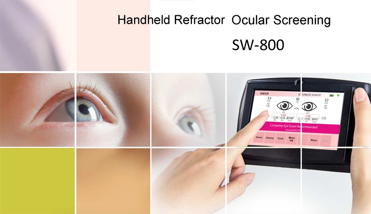 Ручной Autorefractor остроты зрения Screener SW-800