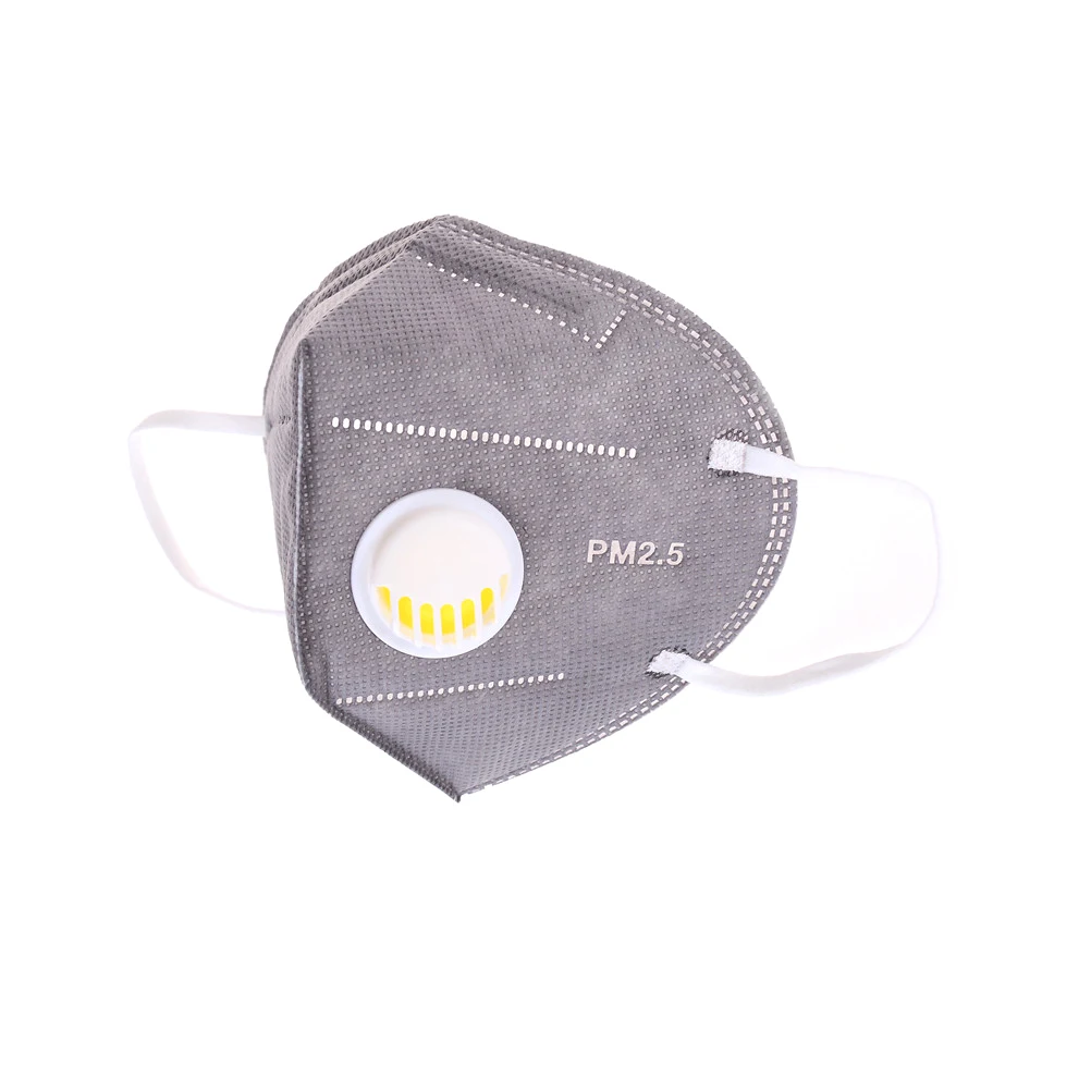 

1PCS Anti Haze Disposable Mouth Mask Activated Carbon Filter Mask Breath Valve Anti-dust Adult Breathing Anti-fog Health Care