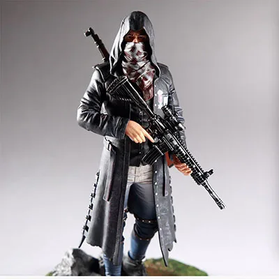 no box Игрок Unknown s Battle Grounds PUBG Модель Кукла ПВХ 24 см игровая фигурка Победитель Куриный Ужин - Цвет: no box