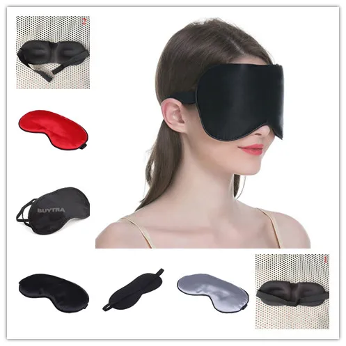 1PC Natural Sleeping Eye Mask Eyeshade Cover Shade Eye Patch Unisex Soft Travel Eyepatch Sleep Mask