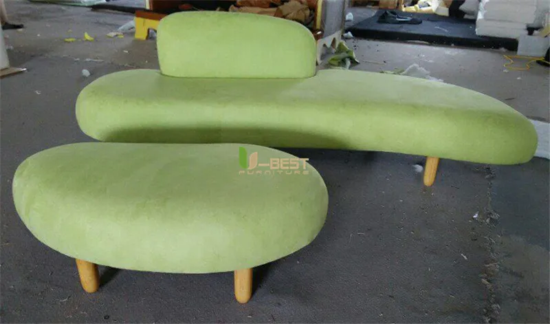 noguchi sofa with ottoman fabric sofa u-best sofa (3)