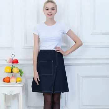 

High Quality Hanging Waist Aprons Chef Cook Kitchen Wholesale Waiter Waitress Restaurant Cafe Shop Hairdresser Clothes Avental
