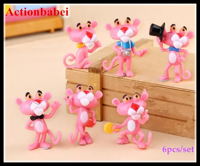 Actionbabei подарок милым детям непослушная Розовая пантера ПВХ игрушки Мультяшные