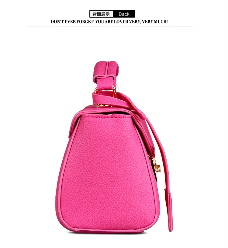 19 2016 Four Seasons Women Bags New Handbags Fashion Solid Color Elegant Lady Mini Shoulder Bag Diagonal Small Square Package