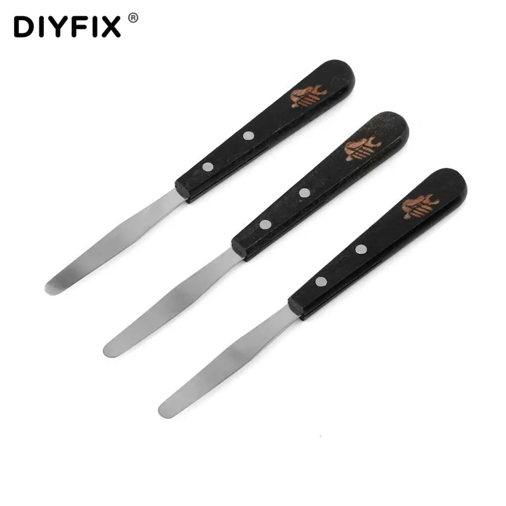 DIYFIX ультратонкий, гибкий нож из нержавеющей стали для разборки ножей для iPhone iPad samsung Инструменты для ремонта мобильных телефонов - Цвет: 3Pcs