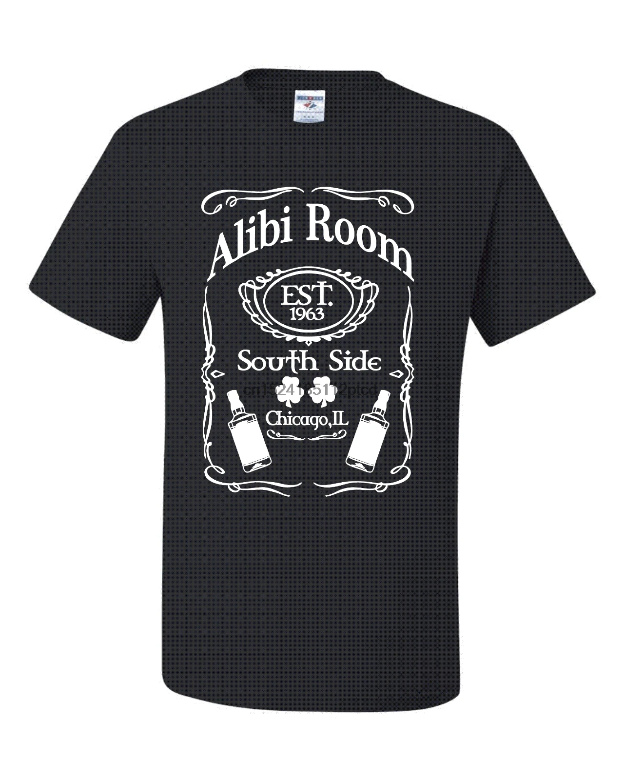 The Alibi Room Bar Frank Gallagher Fan Logo Damen T-Shirt TV Serie Shameless
