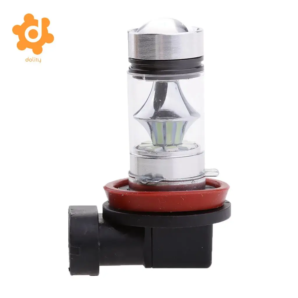 Baoblaze 2 Pieces H11 100W Car Fog Driving Light LED Bulbs High Power Ice Blue