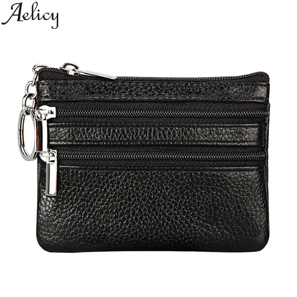 Aelicy 2019 модный мужской женский студенческий короткий кошелек сумочка кожаная