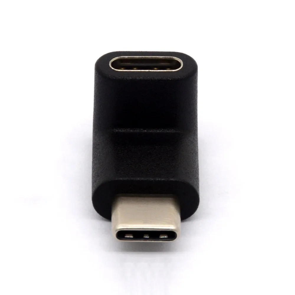 90 градусов адаптер типа C USB Папа мама вверх и вниз угловой 3 1 Type разъем|Адаптеры