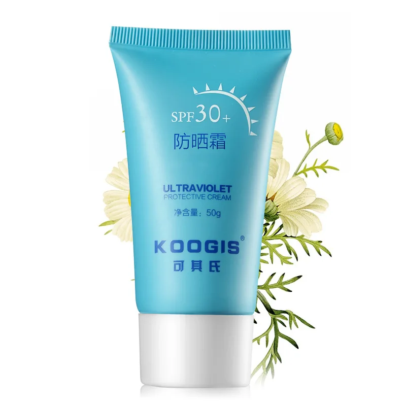 Бренд KOOGIS Натуральный Солнцезащитный крем для лица и тела SPF 30 солнцезащитный на