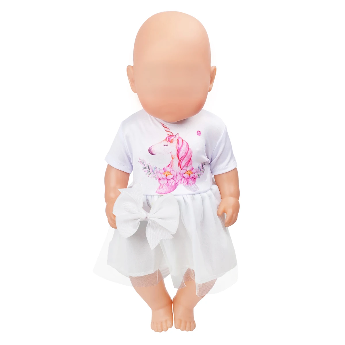 Детская кукольная одежда PellyBaby для новорожденных Размер 40 43 см платье пачка в